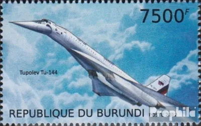 Produktbild von Briefmarken Burundi 2012 Mi 2967 (kompl.Ausg.) postfrisch Überschallflugzeuge