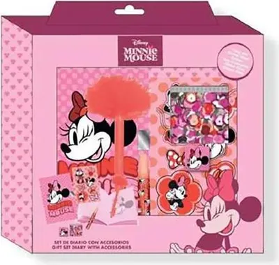 Produktbild von Cerda Group Minnie Set Tagebuch 23.5x25x5.5 Cm Rosa  Rosa One Size