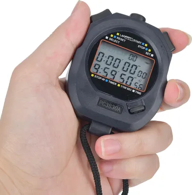 Obrázek produktu pro Stopky, elektronické stopky, stopky s časovačem, běžecké stopky, sportovní stopky