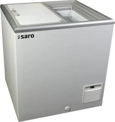 Immagine prodotto di Congelatore a pozzetto commerciale Saro con coperchio scorrevole isolato, modello Cube 22
