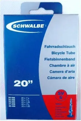 Produktbild von Schwalbe 10413313V, Presta-Ventil, 20", 4 cm, Schwarz, Deutschland, CE