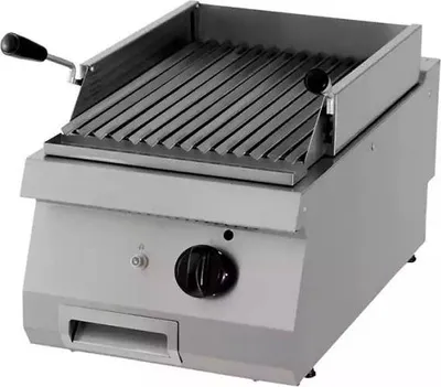 Image de Maxima - Gastro Heavy Duty barbecue en pierre de lave - Unité simple - 70 cm de profondeur - Gaz