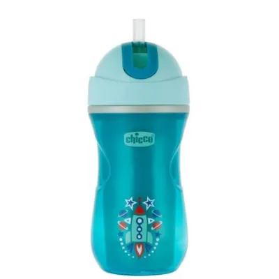 Obrázek produktu pro CHICCO Hrneček Sport termo s brčkem 266 ml modrý 14m+