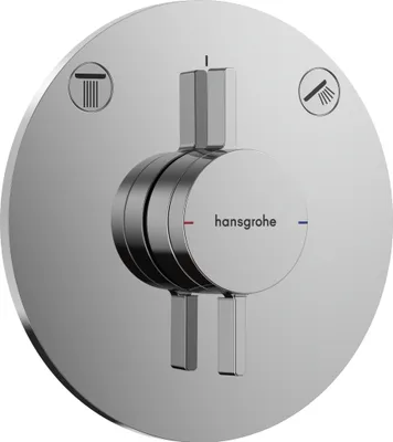 Image de Mitigeur hansgrohe DuoTurn S pour 2 consommateurs avec réglage du débit et inverseur, chrome, 1 pièce.