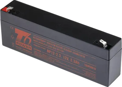 Image de Akumulátor T6 Power NP12-2.3, 12V, 2,3Ah, F1