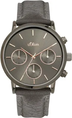 Produktbild von S.Oliver 182.009.184.4202.95A0 Damen-Armbanduhr, Leder-Armband
