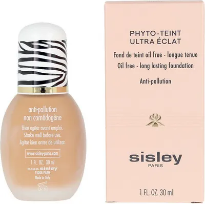 Produktbild von Sisley Phyto Teint Ultra Éclat Fond de Teint Oil Free Longue Tenue 5W Toffee (30 ml)