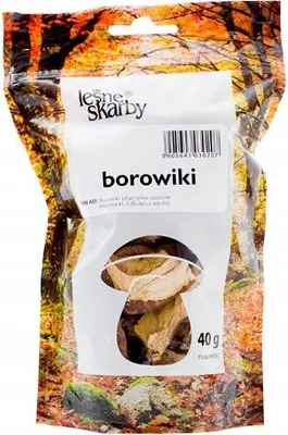 Zdjęcie produktu dla Grzyby borowiki suszone krojone KAS 40 g