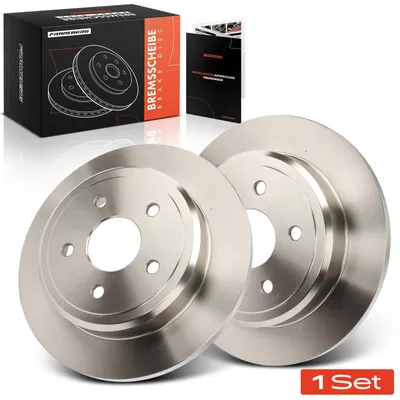 Obrázok produktu pre Frankberg 2x brzdové kotúče na zadnú nápravu pre Jeep Commander Van Grand Cherokee III XH XK 2004-2010