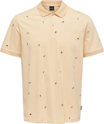 Produktbild von ONLY & SONS Poloshirt aus Baumwolle Klassisches Kurzarm Polohemd Größe: S