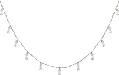Produktbild von cai Collier 925/- Sterling Silber 40+5cm weiß Zirkonia weiß 358250306-45
