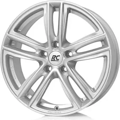 Produktbild von 16 Zoll Alufelge RC Design RC27 16"x6" 5x100 PCD ET35 57,1mm Felge Silber