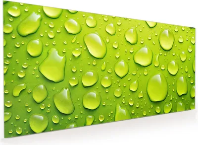 Produktbild von Küchenrückwand Spritzschutz Glas mit Motiv Wassertropfen 40 x 40 cm