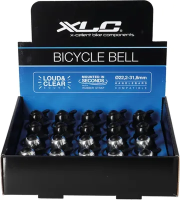 Immagine prodotto di XLC mini display a campana DD-M07 Ø 22,2-31,8 mm, 10x nero/10x argento