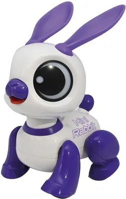 Zdjęcie produktu dla Robot Rabbit, Interaktywny, Efekty świetlne i dźwiękowe, Kontrola klaśnięciem, Powtarzanie słów