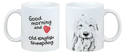 Immagine prodotto di Old English Sheepdog - Tazza con cane, tazza con immagine, regalo personalizzato del marchio Art-Dog
