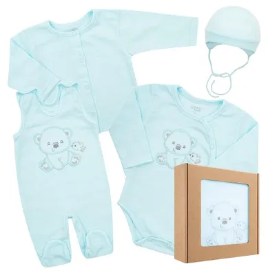 Immagine prodotto di Nuovo Set premaman e neonato Baby Sweet Bear, blu, taglia 62 (3-6 mesi)