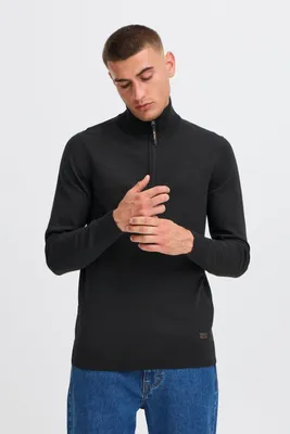 Produktbild von !SOLID SDAKANVIS Herren Strickpullover Troyer Feinstrick Pullover Baumwollmischung regular fit