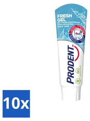 Produktbild von 10 x Prodent Fresh Gel Tandpasta - 75 ml - Vorteilspackung - 10 Stücke