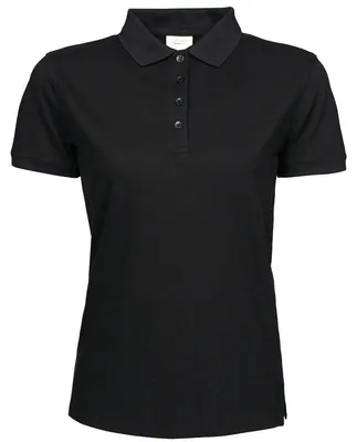 Produktbild von Tee Jays Damen Polo-Shirt, Kurzarm FK881 (S) (Schwarz)