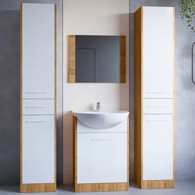 Obrázek produktu pro Koupelna SLIM MAX dub artisan / bílá