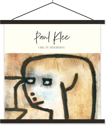 Produktbild von MuchoWow® Textilposter Paul Klee - Alte Meister - Kunst 60x60 cm mit schwarzem Rahmen - Posteraufhänger