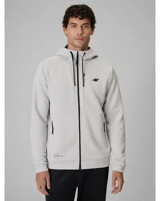 Produktbild von Trainingsjacke Regular Fit aus strukturiertem Strick, Herren, 4F, 4FWAW26TFSWM0891-11S - Größe L