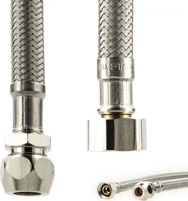 Produktbild von tecuro Sanitär Verbindungsschlauch 3/8 QV x 3/8 ÜWM x 200 mm - KTW-A- DVGW