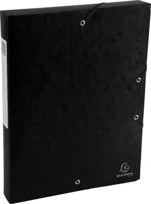 Image de Exacompta 10x Boite de classement Exabox Dos 40mm Scotten A4 Noir 50811E