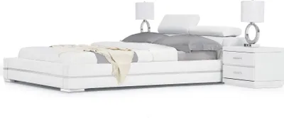 Produktbild von Bett Polster Design Luxus Doppel Hotel Betten Ehe 180x200cm Schlaf Zimmer Leder