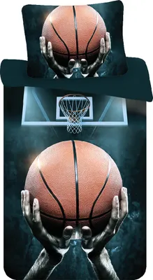 Obrázek produktu pro Jerry Fabrics Bavlněné povlečení 140x200 Basketbal 1835 Basketbalový povlak na polštář 70x90
