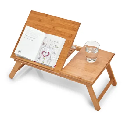 Produktbild von Zeller Betttablett m. Leseklappe, Bamboo 55x33x21,5