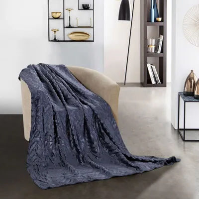 Zdjęcie produktu dla Przytulny koc stalowy narzuta z mikrofibry koc na sofę przytulny puszysty koc na kanapę koc 130x180 cm