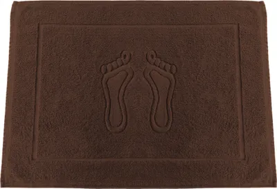 Produktbild von 650 g/m² Premium Gewicht Badematte nr 26 braun Badvorleger 100% Baumwolle Duschvorlage