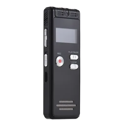 Produktbild von Digitaler Sprachrekorder, Rauschunterdrueckung, sprachaktivierter Audiorecorder mit Wiedergabe, kleiner Sprachrekorder fuer Interviews/Meetings/Vorlesungen