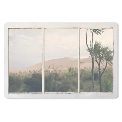 Produktbild von MuchoWow® Mauspad Mousepad Aussicht - Düne - Strand 27x18 cm - Mousepads - Maus Mat - Pad - Mausunterlage - Büroartikel - Desk Matten