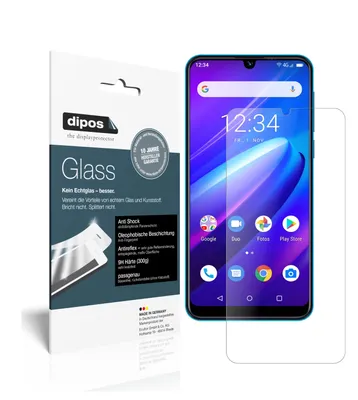 Produktbild von 2x Schutzfolie für Beafon M6 matt - Anti-Shock 9H Folie dipos Glass Kunststoffglas