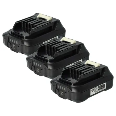 Produktbild von vhbw 3x Akku kompatibel mit Makita JV103DZ, JV103DY1J, JV103DWYE, JV103DZJ, JV103DWAE, JV103DSMJ, JV103DSAJ Werkzeug (2500 mAh, Li-Ion, 12 V)