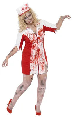 Produktbild von Zombie Verpleegster Dame Kostuum 3XL