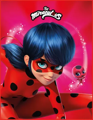 Produktbild von Kinderteppich Miraculous Stars 100x130 cm passend zur Bettwäsche