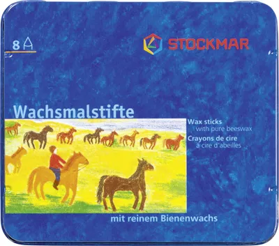 Produktbild von 10X Stockmar 204884208 Wachsmalstift 8er sort