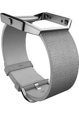 Produktbild von fitbit - Ersatz-/Wechselarmband - Leder Armband Mist Grey L (grau) fr BLAZE - FB159LBMGL