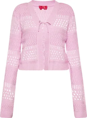 Produktbild von SWIRLY damen strickjacke - pink, XS