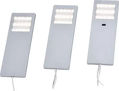 Produktbild von Paul Neuhaus HELENA LED plinth lighting 3-piece set LED (monochrome) Built-in LED 6 W Warm white Aluminium