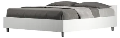 Immagine prodotto di Letto Matrimoniale 160x190 cm Senza Rete Nuamo Frassino Bianco