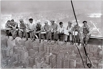 Image de Erik Editores New York Workers Plakat Grau Grau One Size
