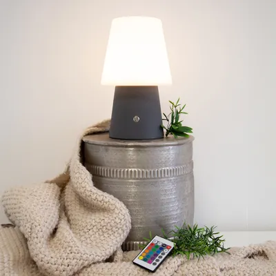 Immagine prodotto di Lampada da tavolo "No. 1 Micro" 30 LED RGB incl. cavo USB-C + telecomando antracite