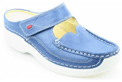 Produktbild von Wolky Roll Slipper denim Clogs Blau in Gr. 36
