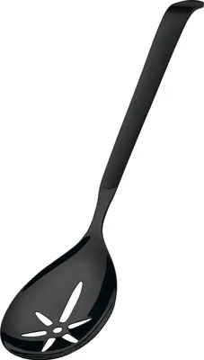 Immagine prodotto di Cucchiaio per chafing dish PVD, a fessura, nero, lunghezza: 317 mm