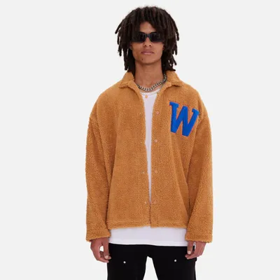 Produktbild von Ossy Homer Oversize Jacke Teddy W Shirt für Herren Teddyfell L Hellbraun